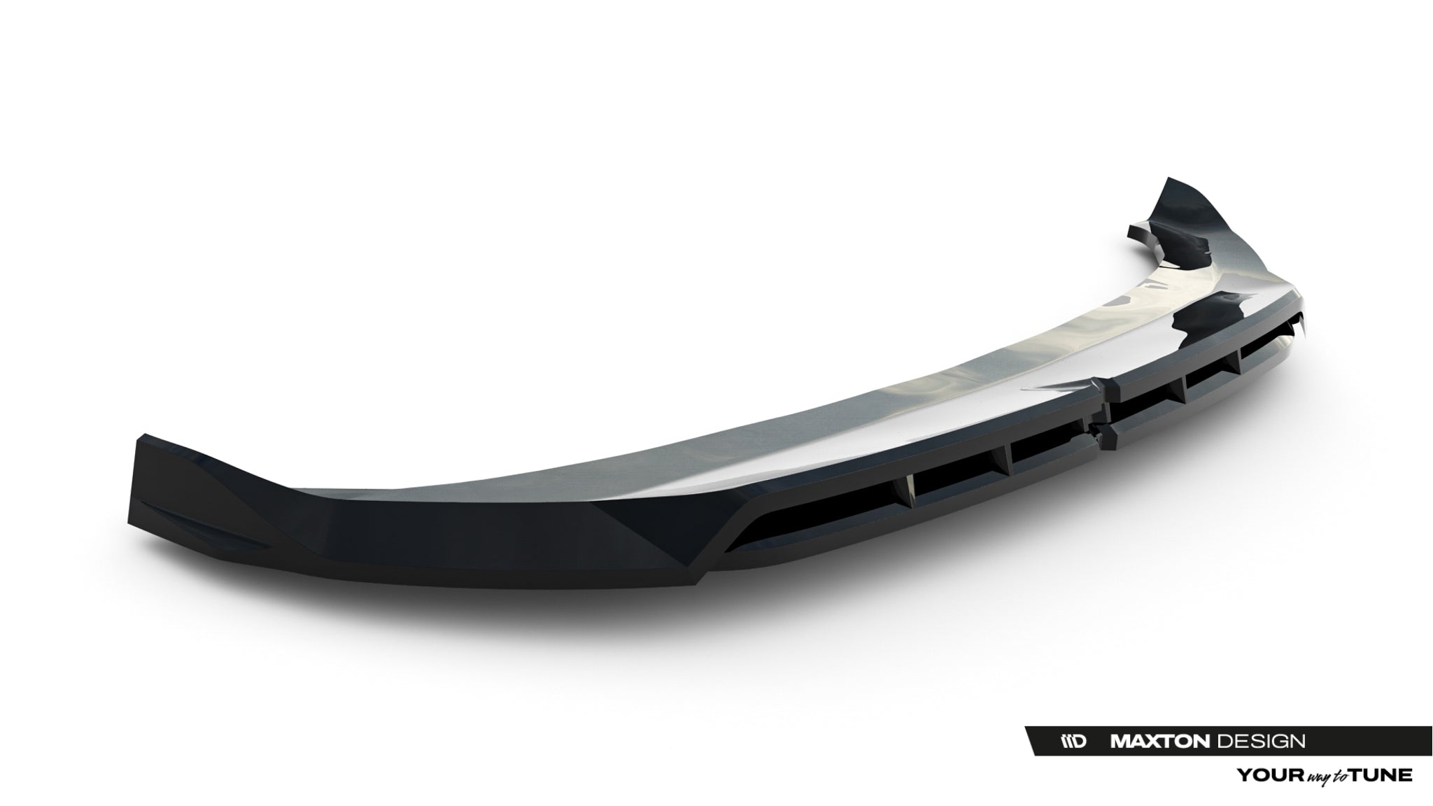 Maxton Design Street+ Spoilerlippe Front Ansatz passend für BMW X3 M50 G45 schwarz Hochglanz