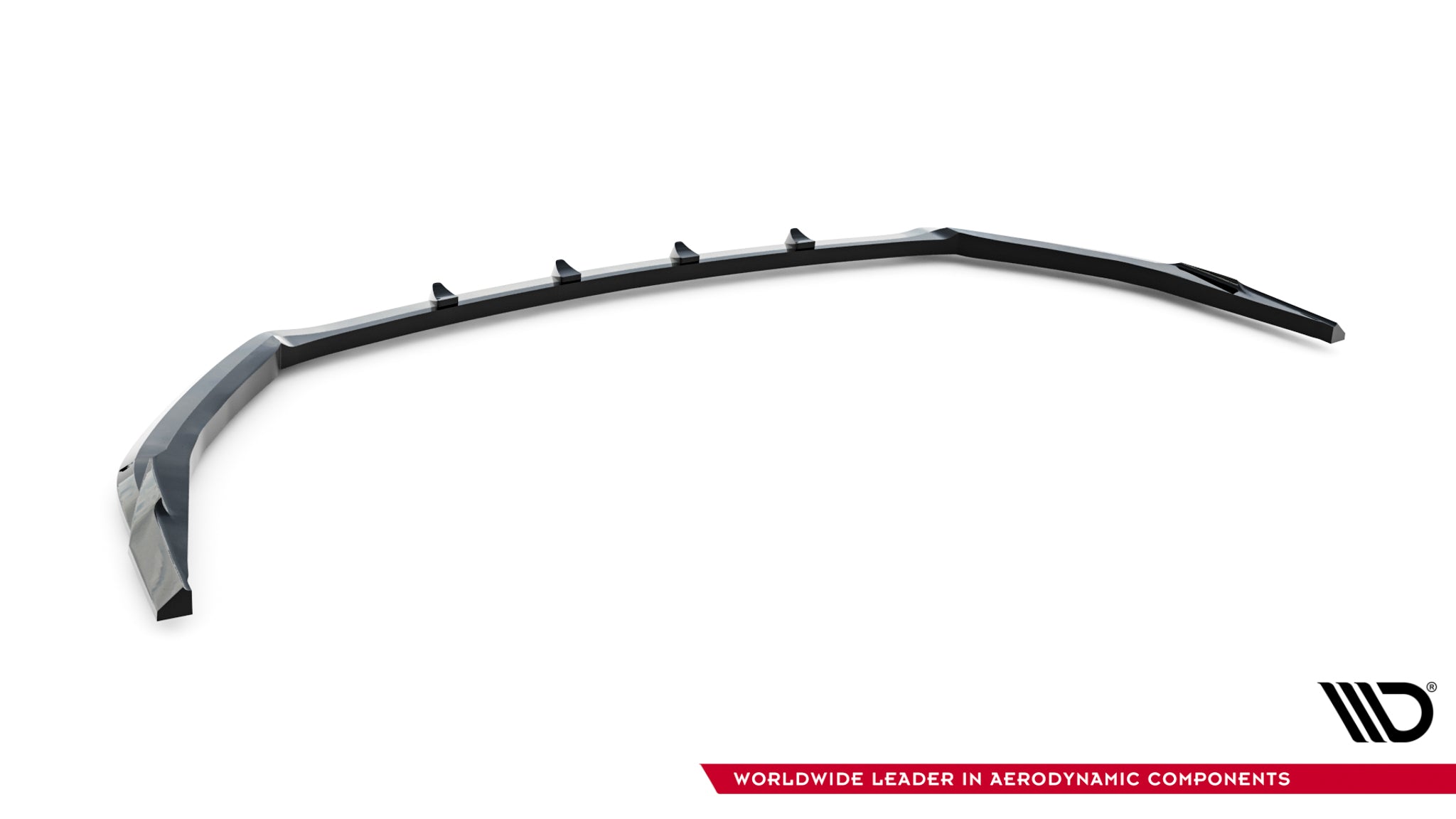 Maxton Design Street+ Spoilerlippe Front Ansatz V.1 passend für Toyota GR Corolla Mk12 schwarz Hochglanz