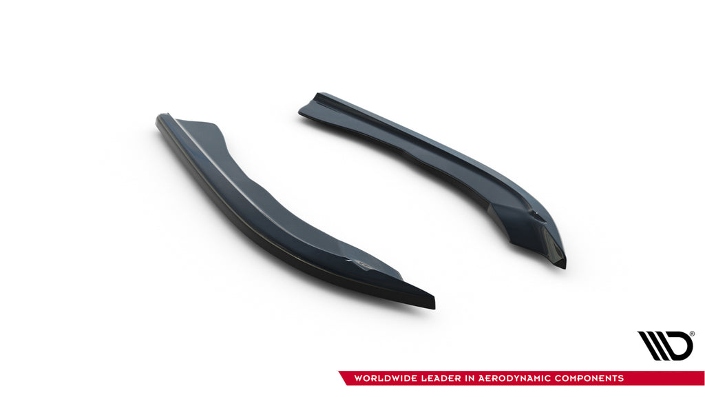 Maxton Design Heck Ansatz Flaps Diffusor V.7 passend für BMW 4er M-Paket G22 / G23 / G22 Facelift / G23 Facelift schwarz Hochglanz