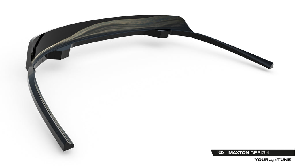 Maxton Design Street+ Mittlerer Diffusor Race Passend für Land Rover Discovery Hse Mk5 Facelift Schwarz Hochglanz