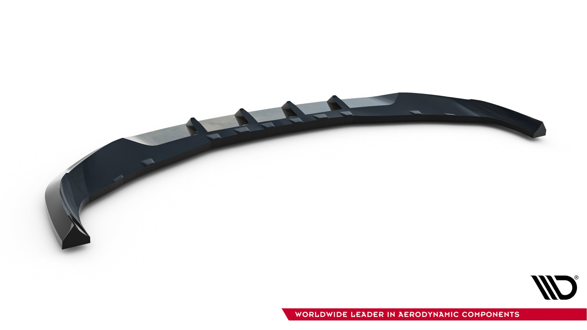 Maxton Design Street+ Spoilerlippe Front Ansatz V.2 passend für BMW 7 G70 schwarz Hochglanz