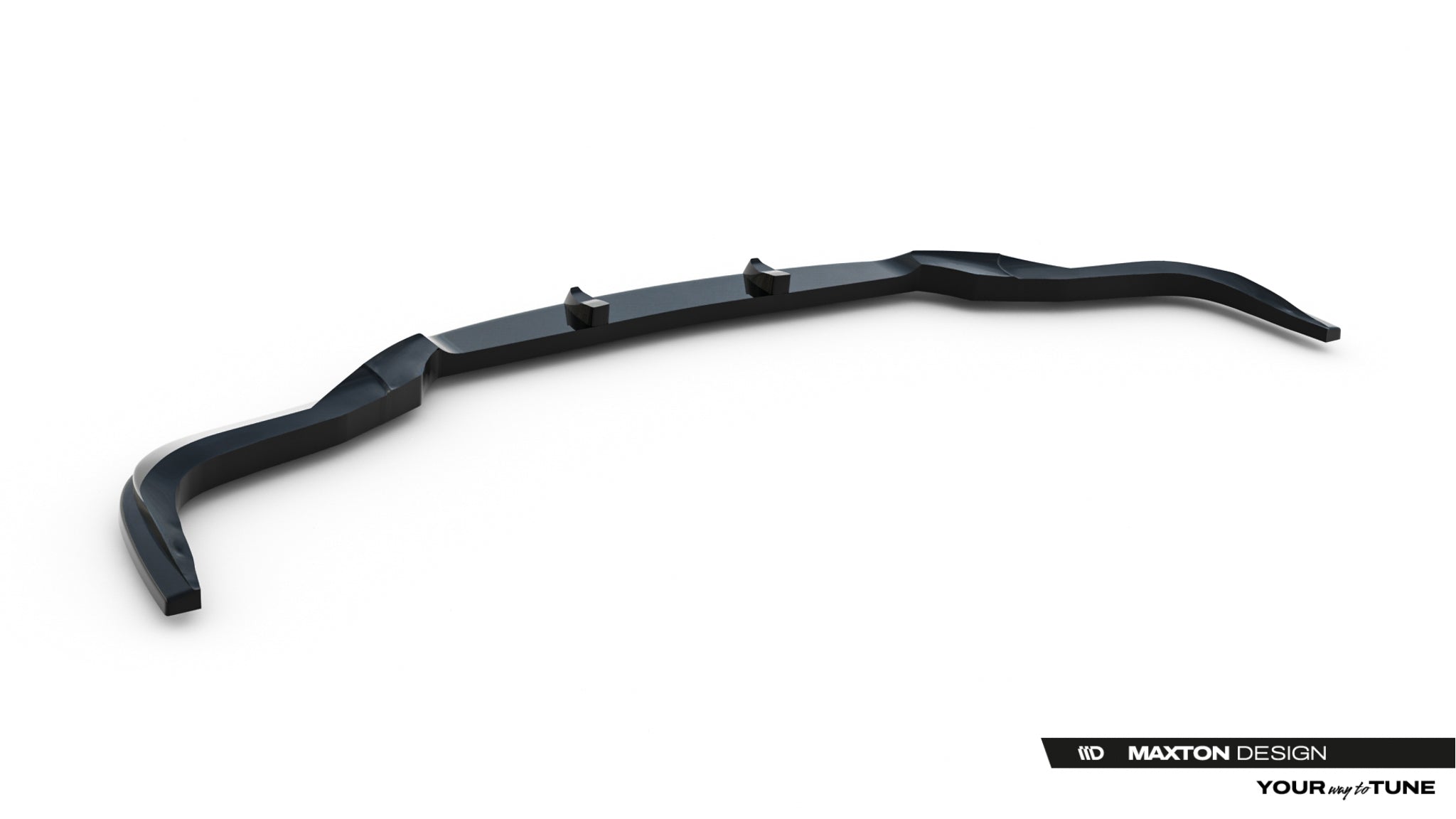 Maxton Design Street+ Spoilerlippe Front Ansatz passend für Lexus IS F-Sport Mk2 (XE20) Facelift schwarz Hochglanz