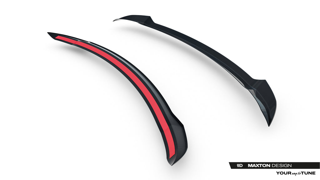 Maxton Design Spoiler CAP passend für Land Rover Range Rover Evoque Dynamic Mk2 schwarz Hochglanz