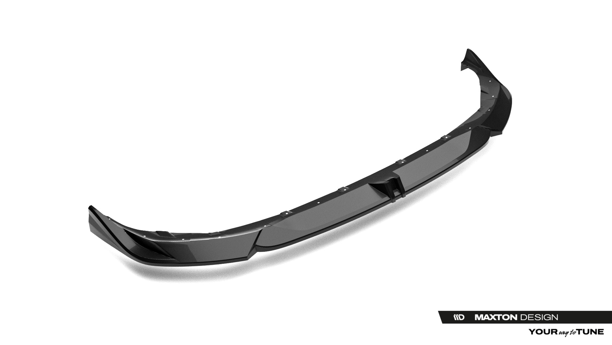 Maxton Design Prepreg Carbon Fiber Street+ Spoilerlippe Front Ansatz passend für BMW M135i / 1 M-Paket F70