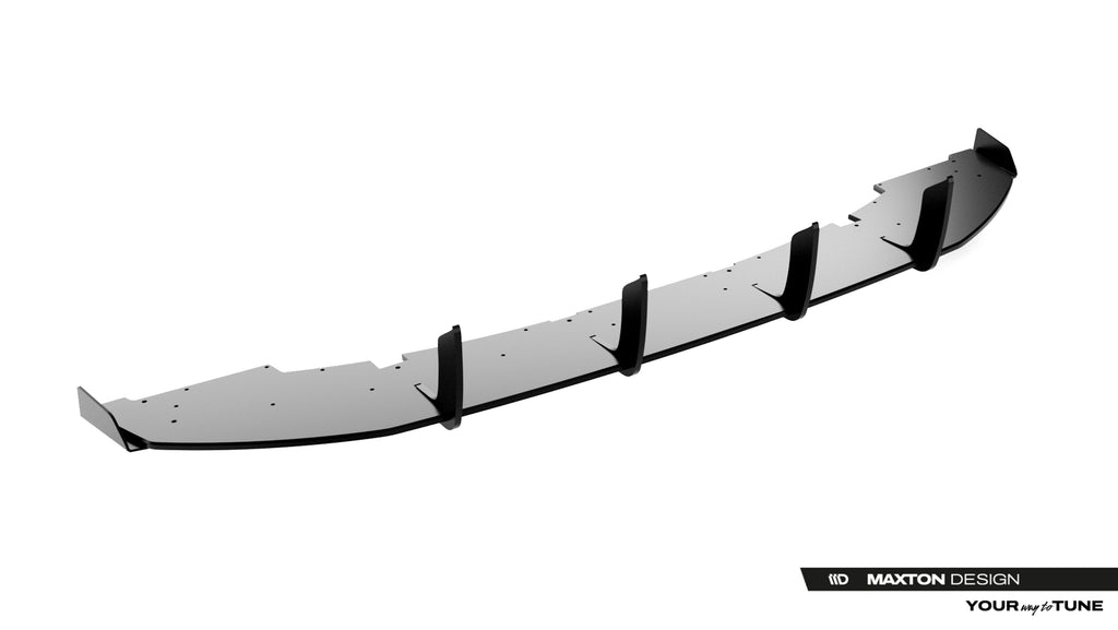 Maxton Design Street Pro Heckschürze + Flaps passend für Cupra Born Mk1 schwarz Hochglanz
