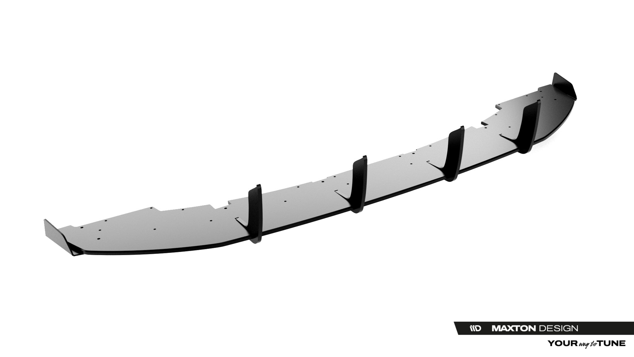 Maxton Design Street Pro Heckschürze + Flaps passend für Cupra Born Mk1 schwarz Hochglanz