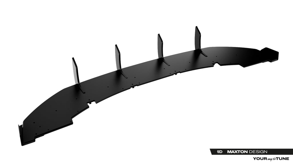 Maxton Design Street Pro Heckschürze + Flaps passend für Cupra Born Mk1 schwarz Hochglanz
