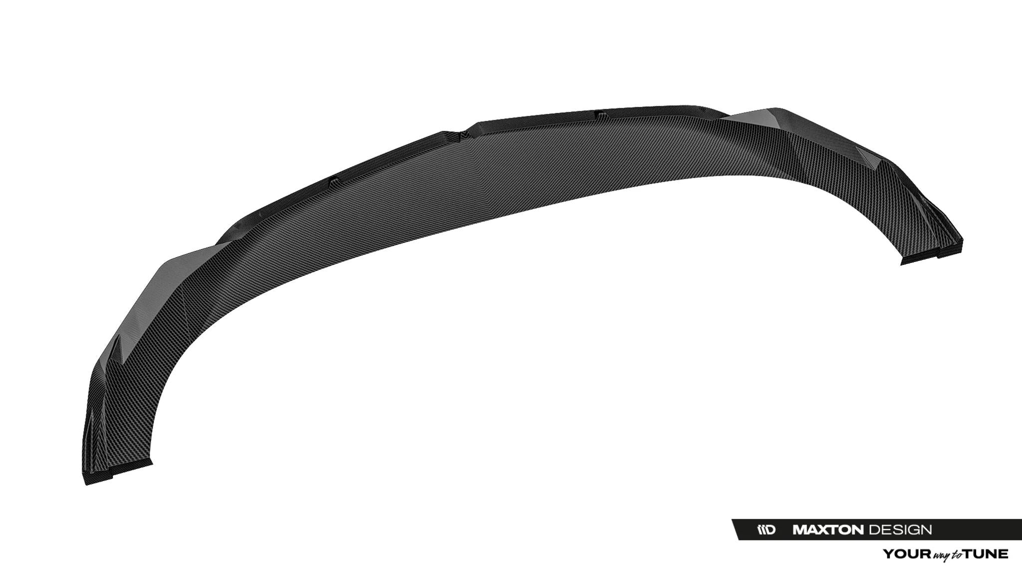 Maxton Design Prepreg Carbon Fiber Street+ Spoilerlippe Front Ansatz Passend für Lamborghini Urus Mk1