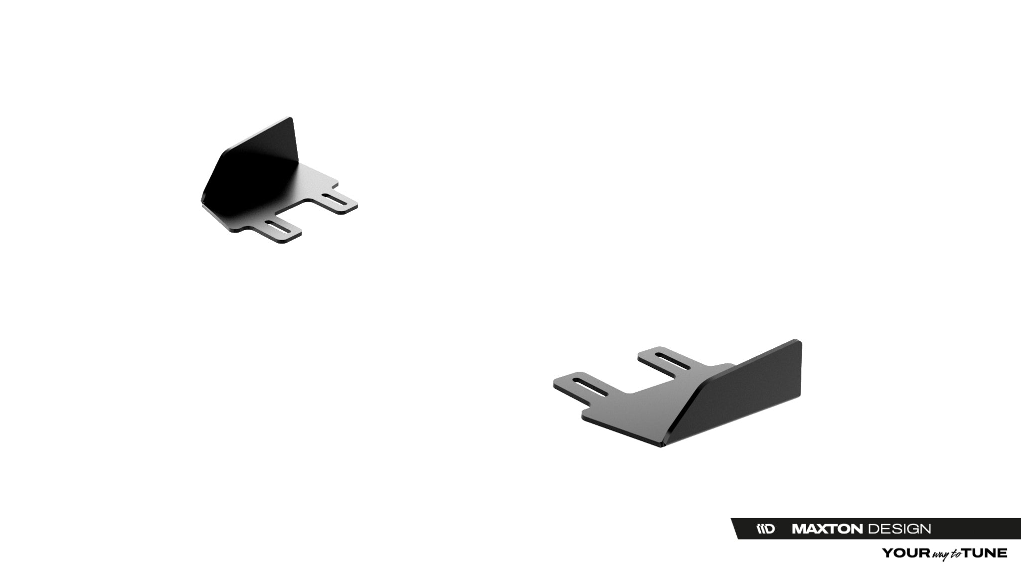 Maxton Design Hintere Seiten Flaps passend für Cupra Born Mk1 schwarz Hochglanz