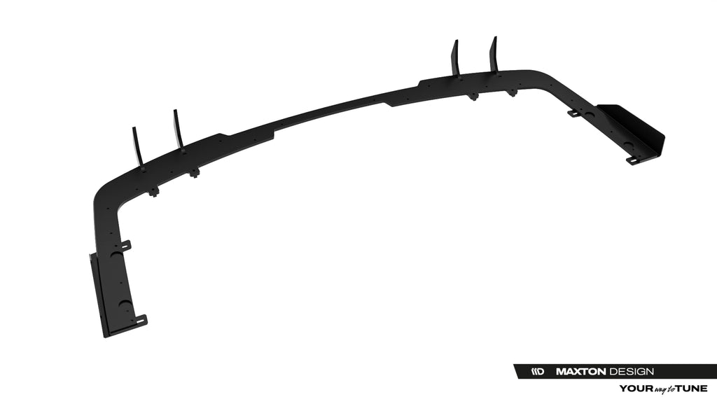 Maxton Design Street Pro Heckschürze + Flaps passend für BMW 2 M-Paket Gran Coupe F74 schwarz Hochglanz