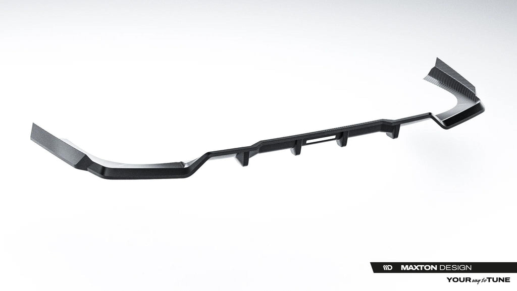 Maxton Design Prepreg Carbon Fiber Rear Splitter (mit Einem Vertikalem Balken) Bmw 7 M-Paket / I7 M-Paket G70