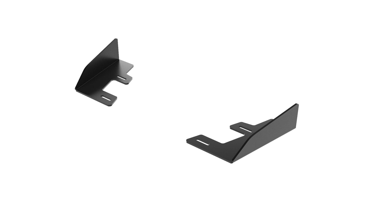 Maxton Design Front Stoßstange Flaps für Mini Cooper John Cooper Works F65 [2025-] | Schwarz Hochglanz | ABS-Kunststoff
