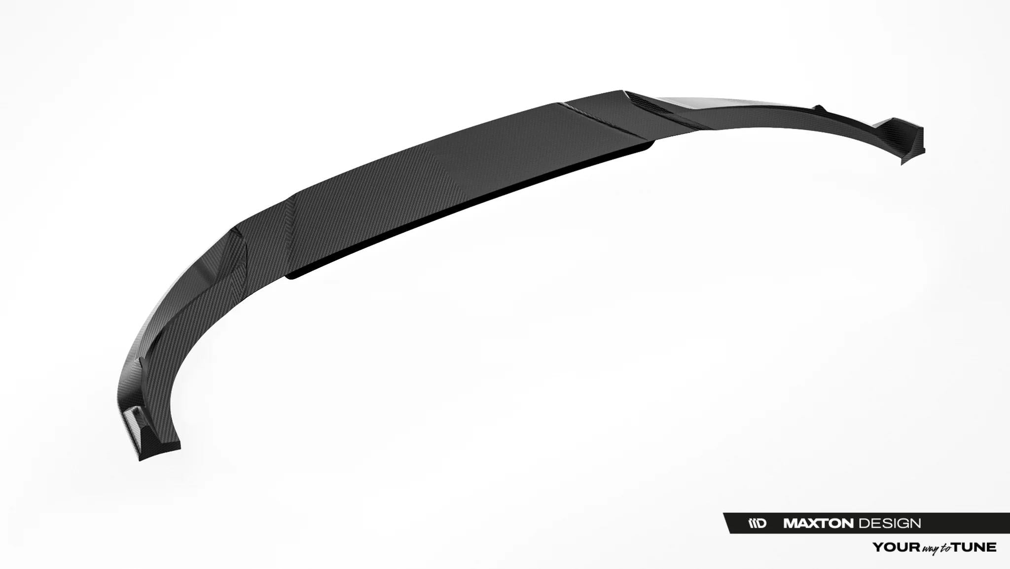 Maxton Design Prepreg Carbon Fiber Street+ Spoilerlippe Front Ansatz passend für Audi RSQ8 Mk1 Facelift