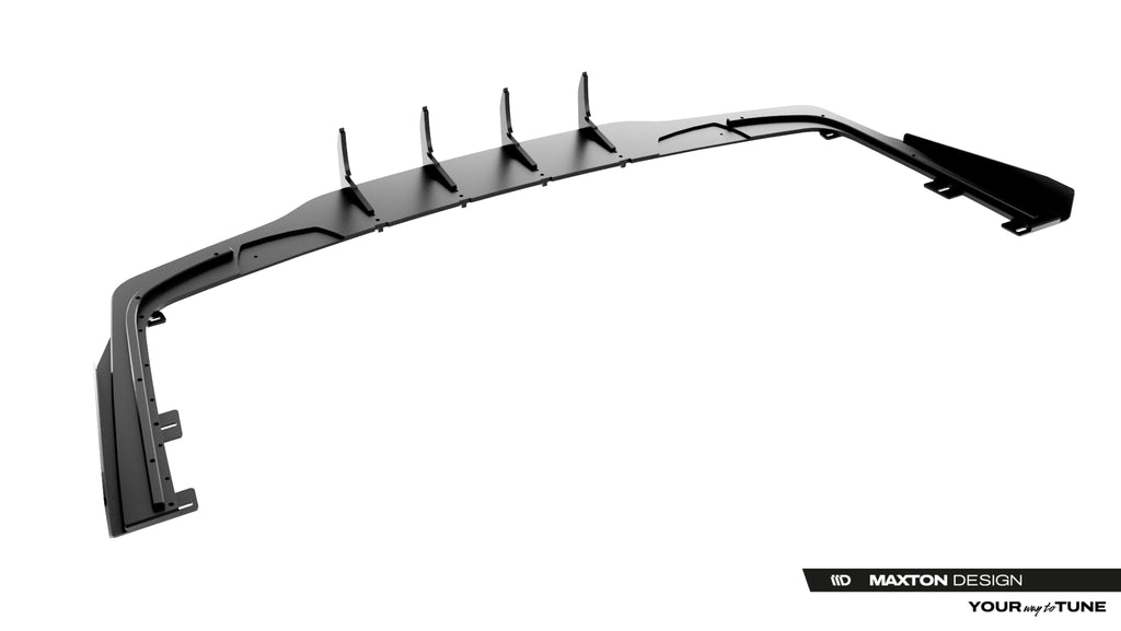 Maxton Design Street Pro Heckschürze + Flaps passend für Mercedes-AMG CLE 53 Aero C236 schwarz Hochglanz