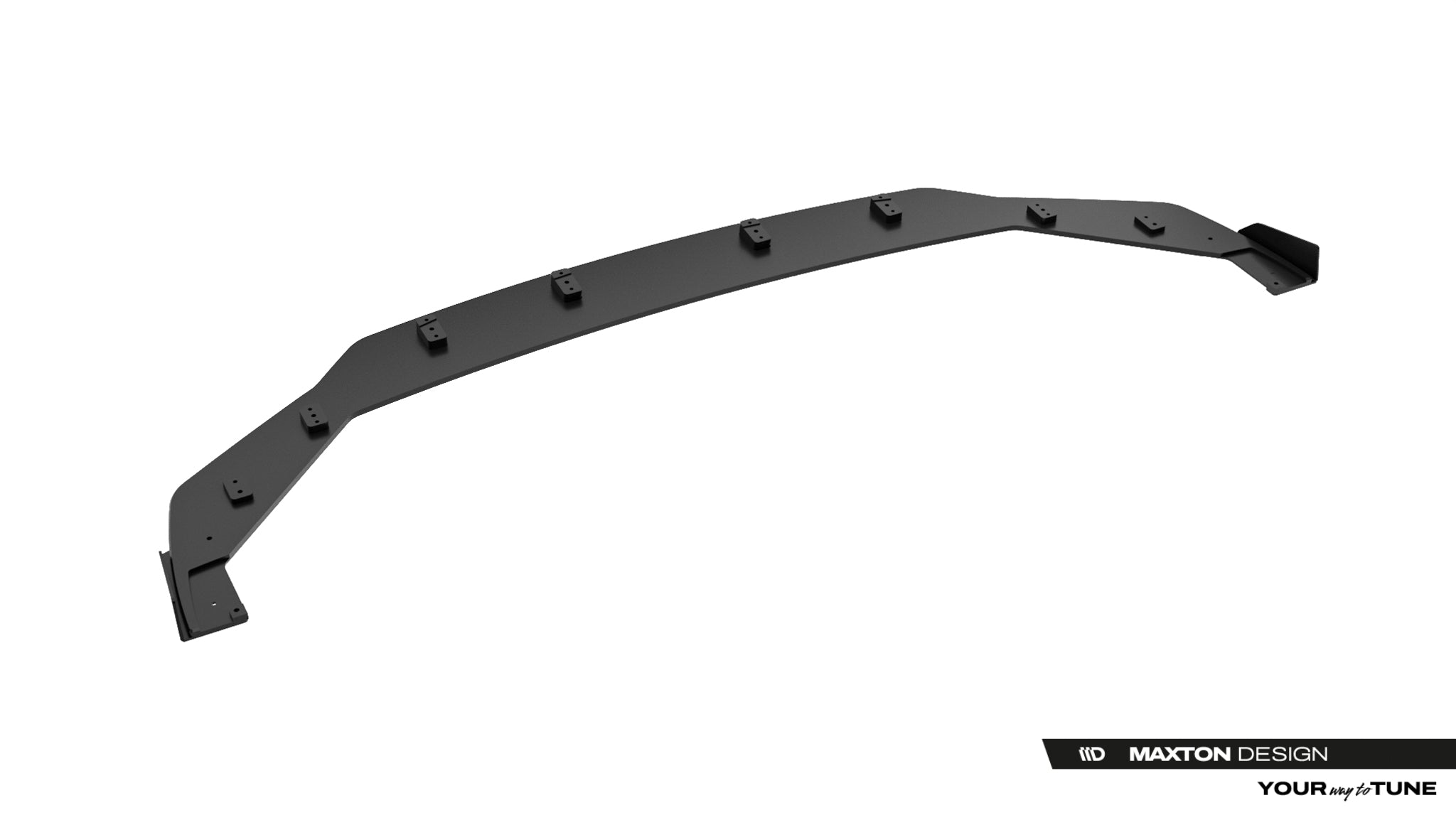 Maxton Design Street Pro Street+ Spoilerlippe Front Ansatz + Flaps passend für Lexus IS 500 Mk3 Facelift 2 (XE30) schwarz Hochglanz