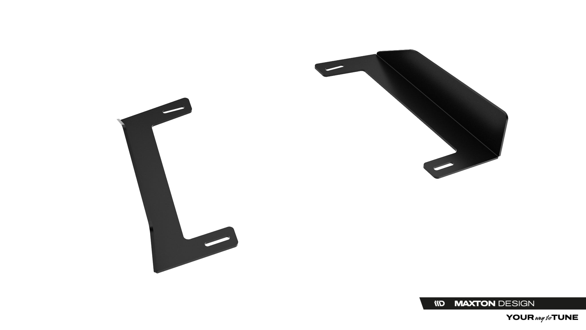 Maxton Design Hintere Seiten Flaps passend für BMW 2 M-Paket Gran Coupe F74 schwarz Hochglanz