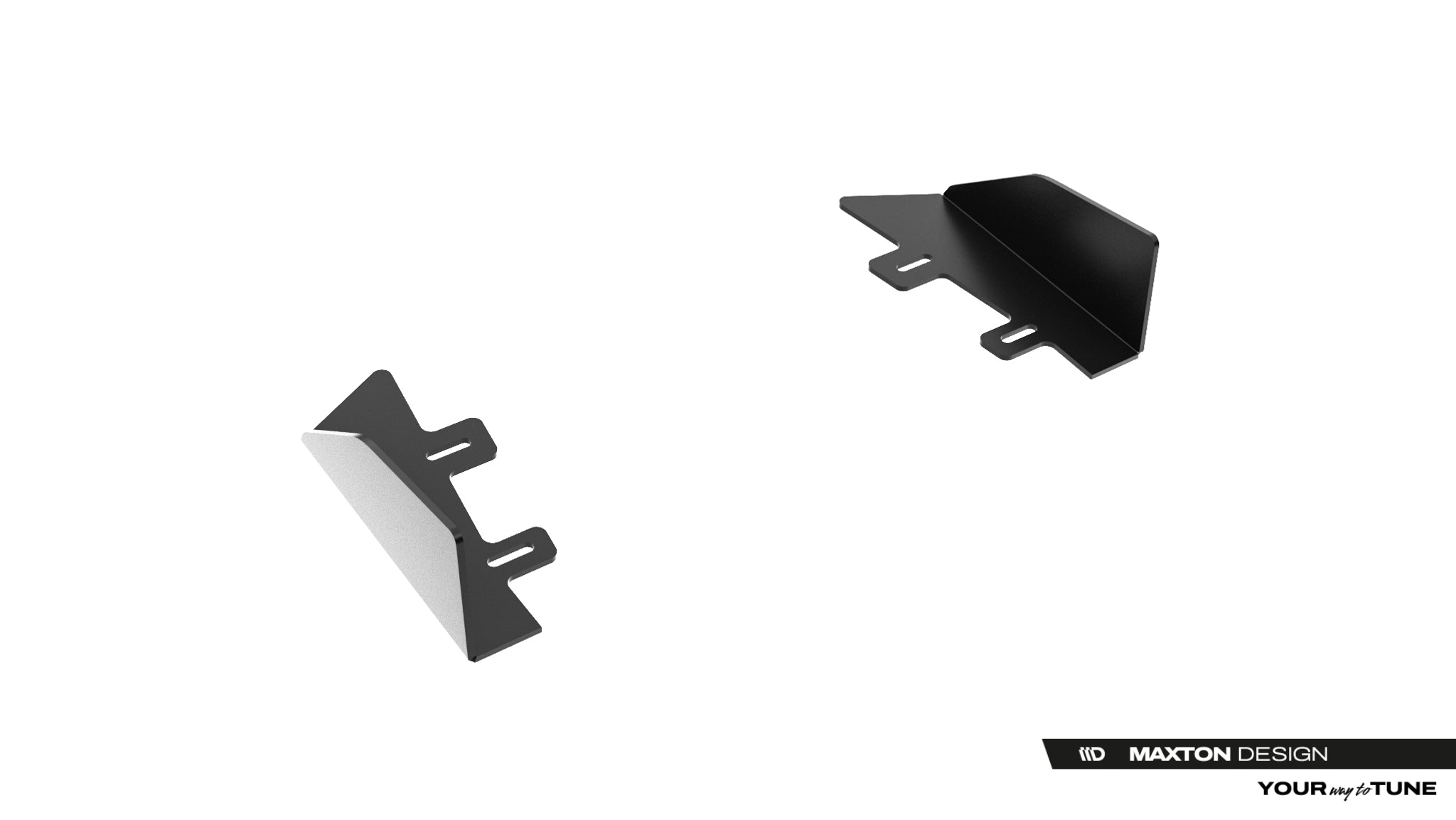 Maxton Design Hintere Seiten Flaps passend für Lexus IS 500 Mk3 Facelift 2 (XE30) schwarz Hochglanz