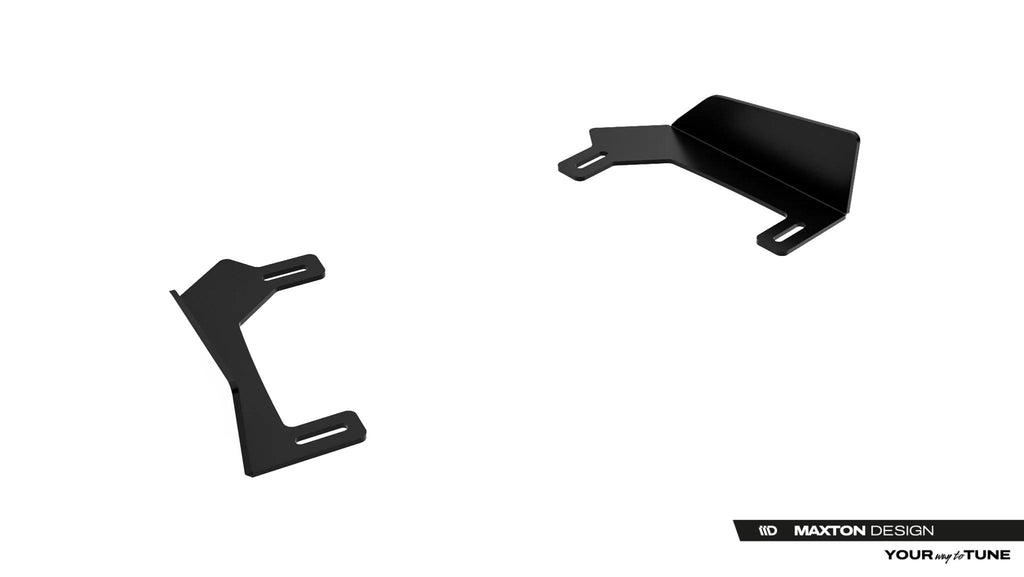 Maxton Design Front Stoßstange Flaps passend für Flaps Toyota GR Yaris Mk4 Facelift schwarz Hochglanz