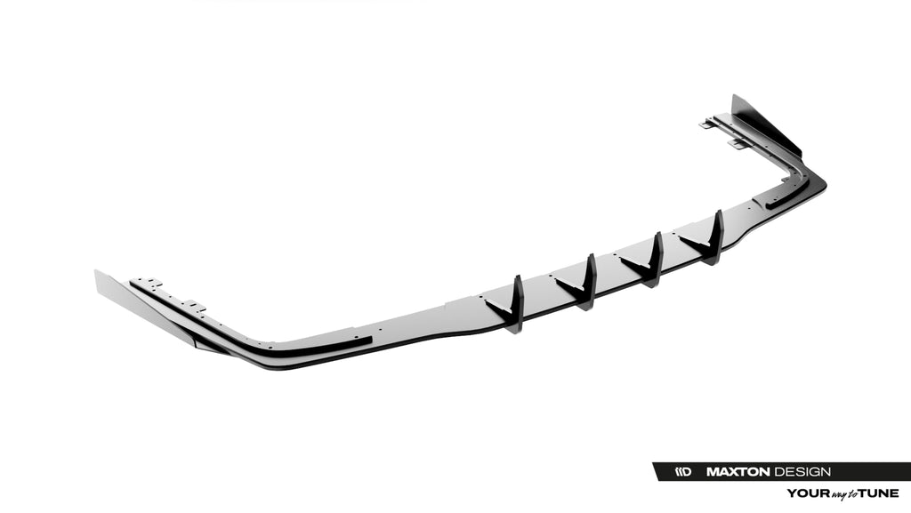 Maxton Design Street Pro Heckschürze + Flaps passend für Mercedes-AMG CLE 53 Aero C236 schwarz Hochglanz