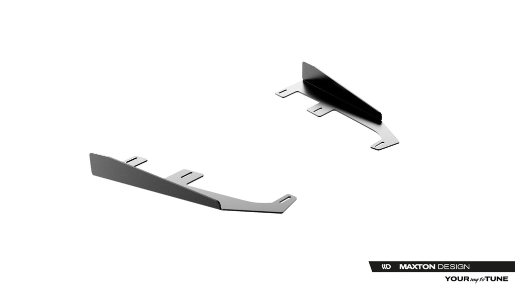 Maxton Design Hintere Seiten Flaps passend für Mercedes-AMG CLE 53 Aero C236 schwarz Hochglanz