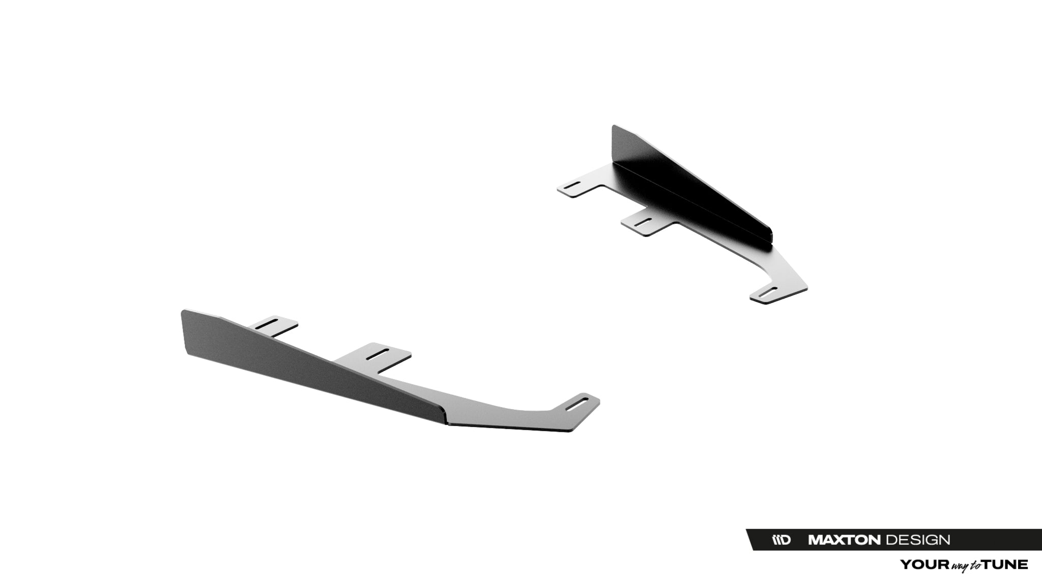 Maxton Design Hintere Seiten Flaps passend für Mercedes-AMG CLE 53 Aero C236 schwarz Hochglanz
