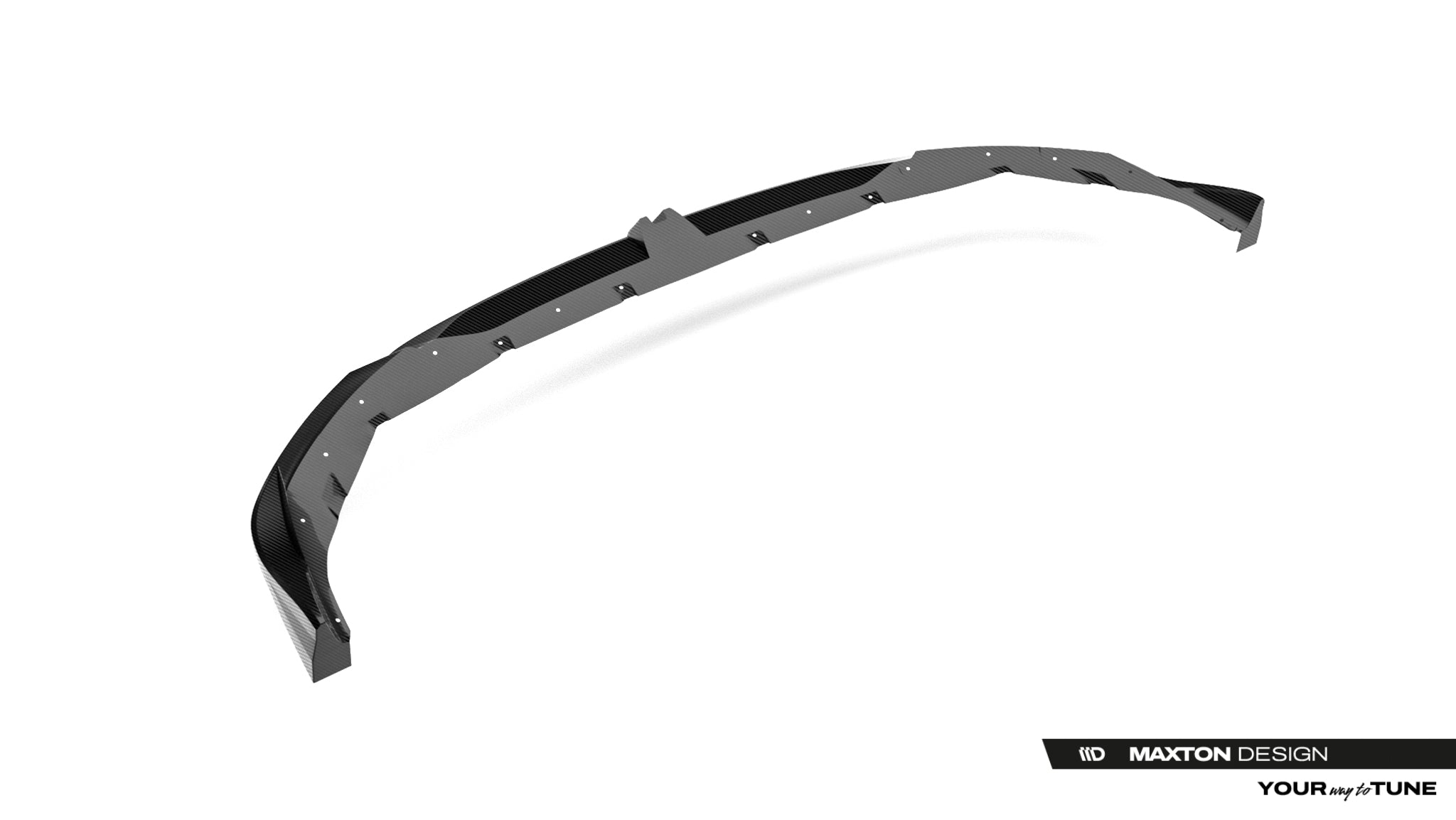 Maxton Design Prepreg Carbon Fiber Street+ Spoilerlippe Front Ansatz passend für BMW M135i / 1 M-Paket F70