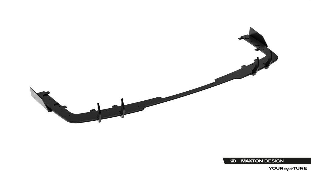 Maxton Design Street Pro Heckschürze + Flaps passend für BMW 2 M-Paket Gran Coupe F74 schwarz Hochglanz