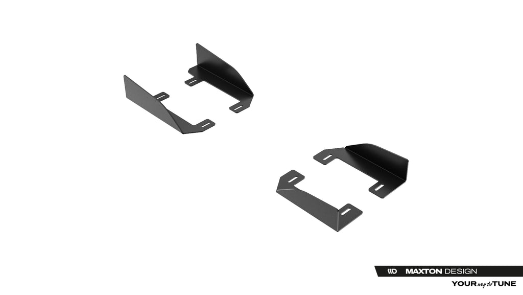 Maxton Design Seitenschweller Flaps passend für Lexus IS 500 Mk3 Facelift 2 (XE30) schwarz Hochglanz