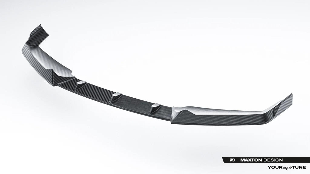 Maxton Design Prepreg Carbon Fiber Street+ Spoilerlippe Front Ansatz Passend für Bmw 7 M-Paket / M760e / I7 M-Paket G70
