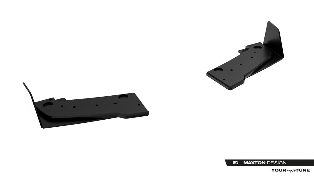 Maxton Design Street Pro Heck Ansatz Flaps Diffusor + Flaps passend für Toyota GR Yaris Mk4 Facelift schwarz Hochglanz