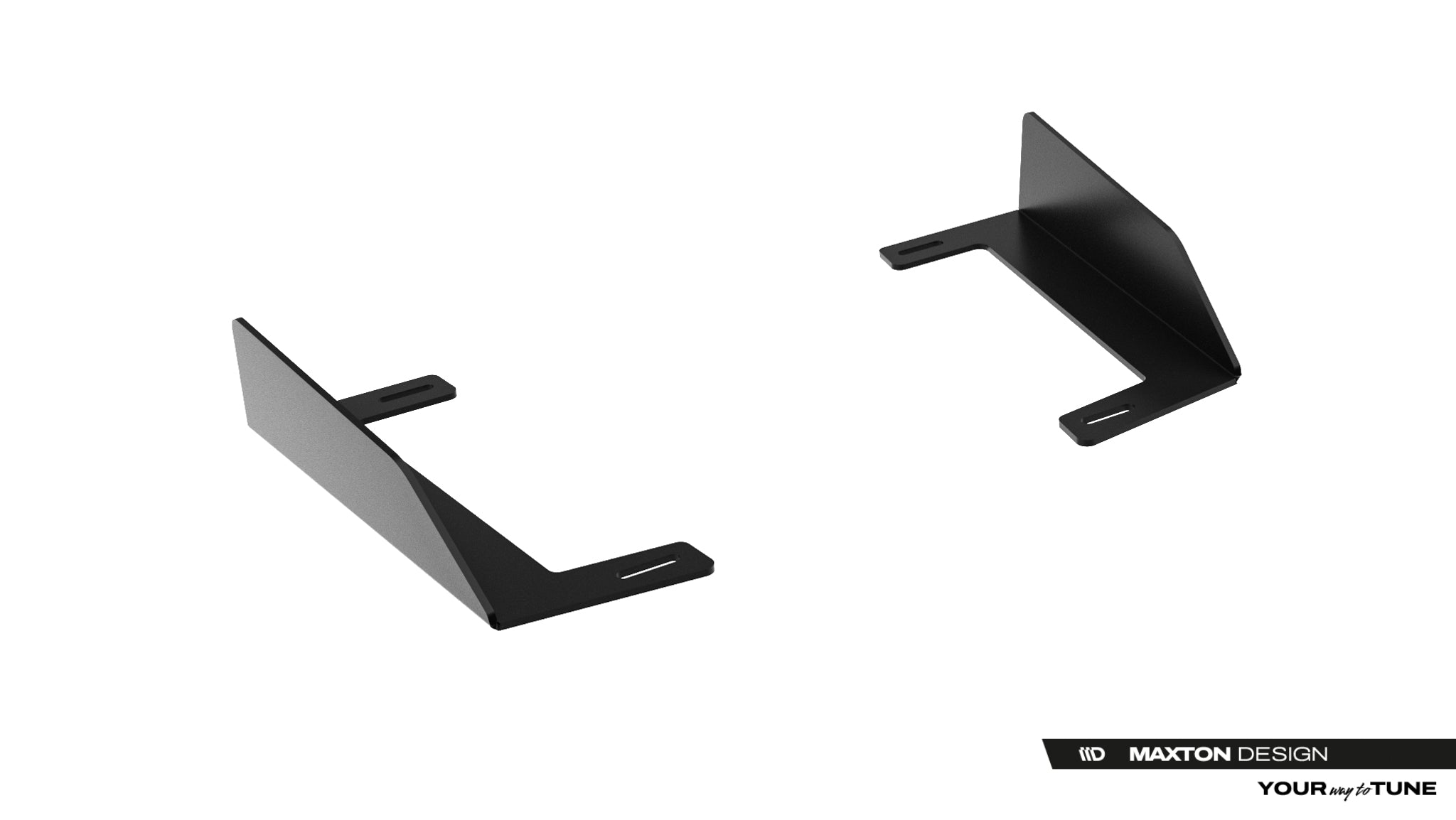 Maxton Design Hintere Seiten Flaps passend für BMW 2 M-Paket Gran Coupe F74 schwarz Hochglanz