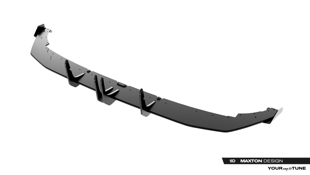 Maxton Design Street Pro Heckschürze + Flaps passend für Audi RS3 Sportback 8Y Facelift schwarz Hochglanz
