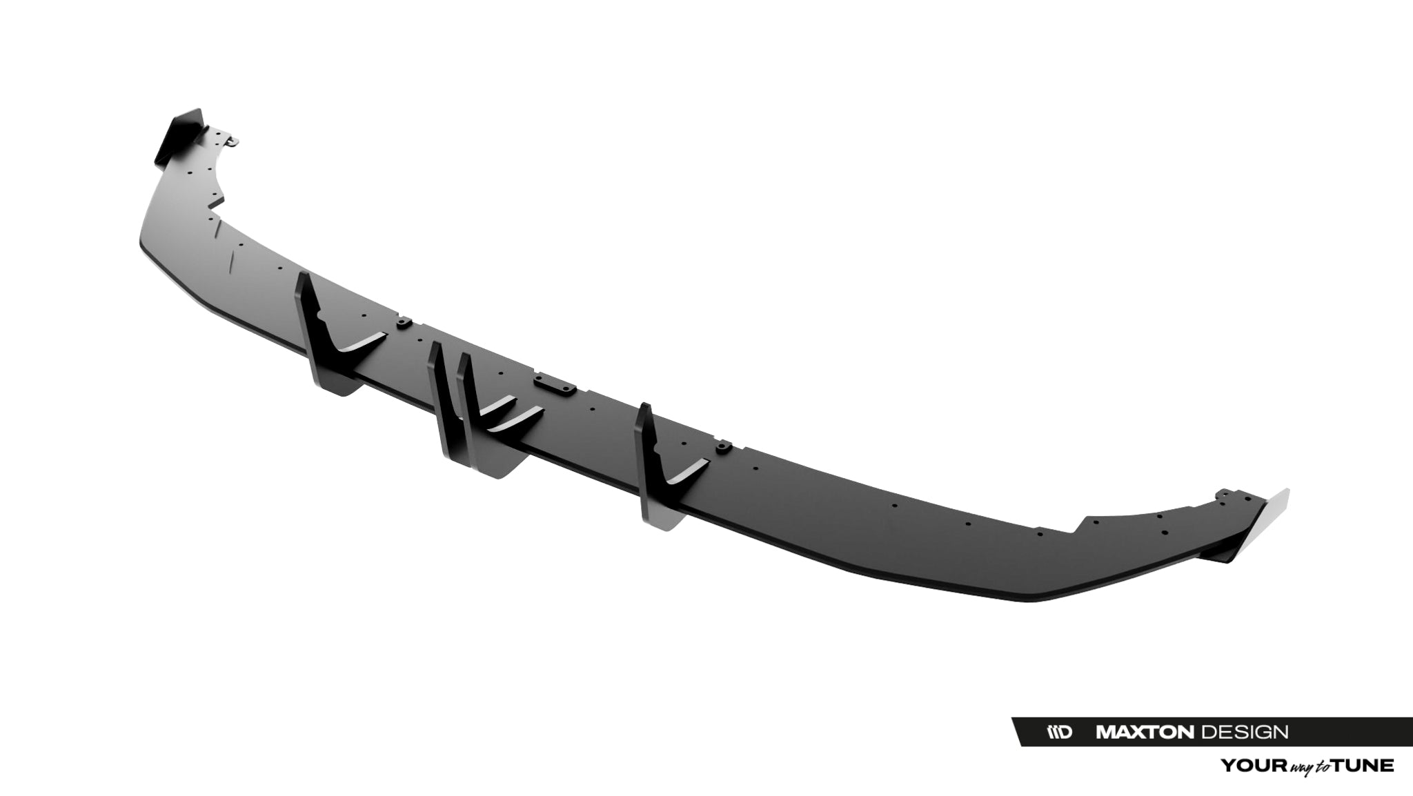 Maxton Design Street Pro Heckschürze + Flaps passend für Audi RS3 Sportback 8Y Facelift schwarz Hochglanz