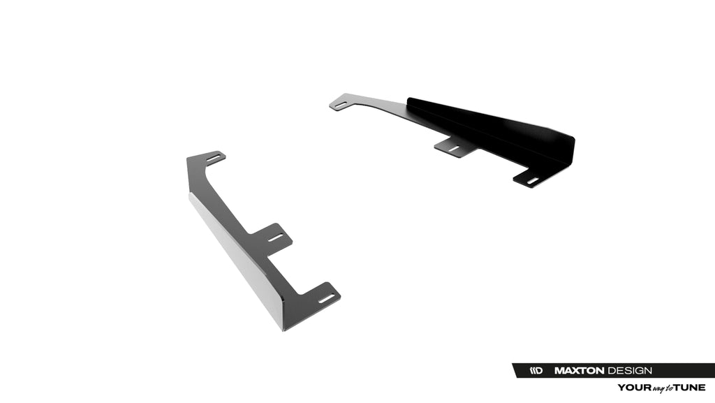 Maxton Design Hintere Seiten Flaps passend für Mercedes-AMG CLE 53 Aero C236 schwarz Hochglanz