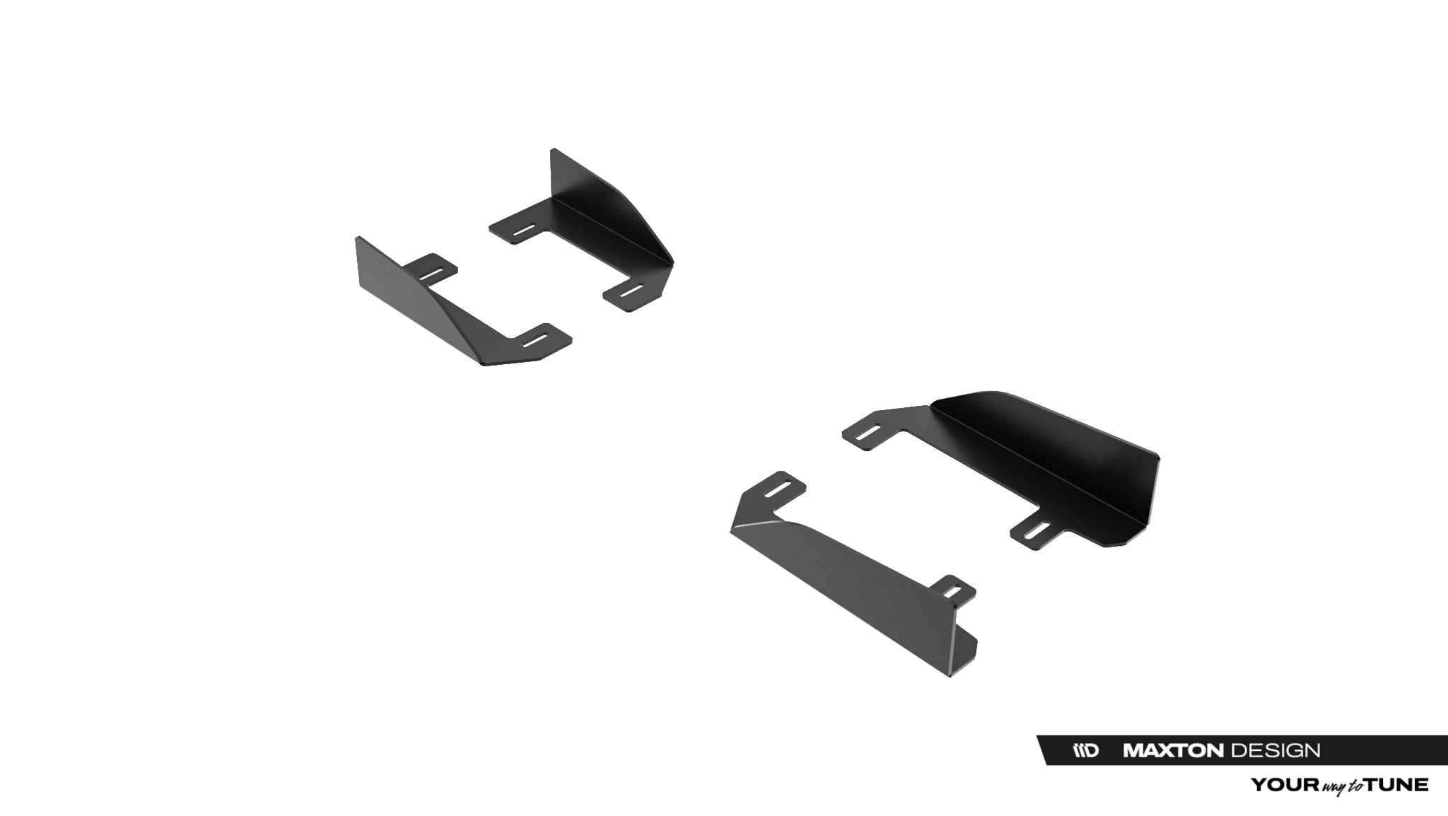 Maxton Design Seitenschweller Flaps passend für Lexus IS 500 Mk3 Facelift 2 (XE30) schwarz Hochglanz