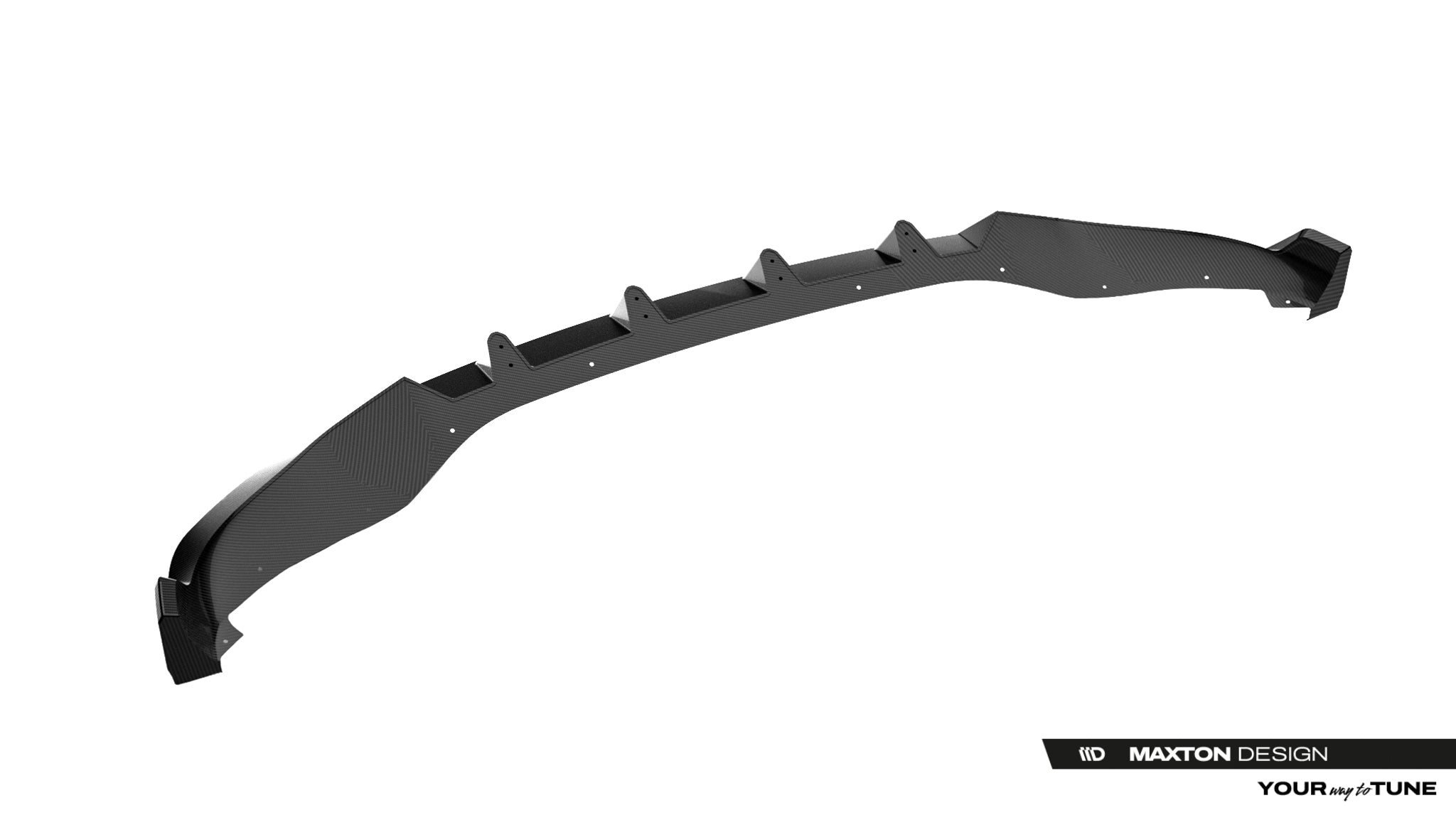 Maxton Design Prepreg Carbon Fiber Street+ Spoilerlippe Front Ansatz passend für BMW X5 M-Paket G05
