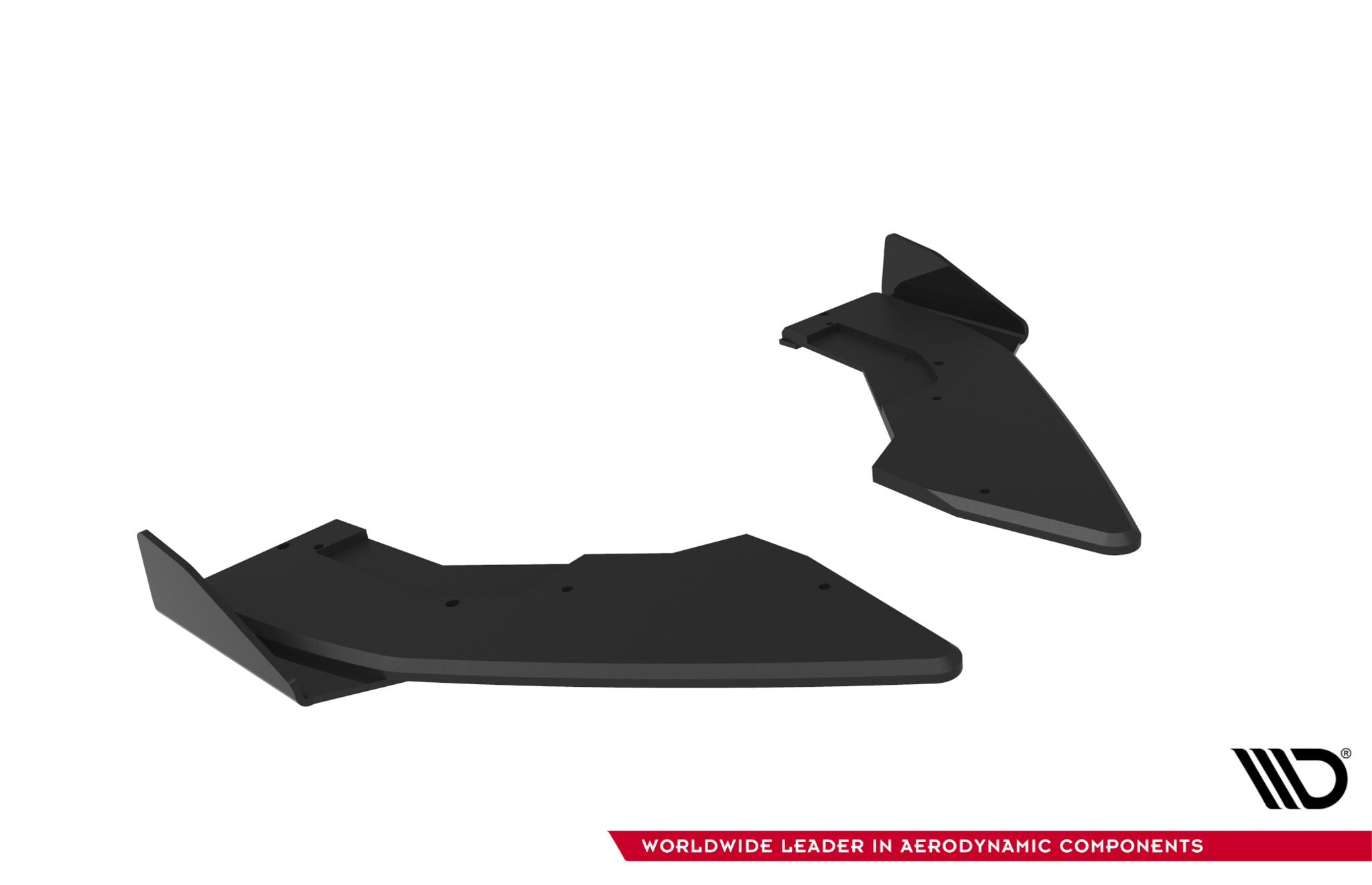 Maxton Design Street Pro Heck Ansatz Flaps Diffusor V.1 + Flaps passend für BMW M135i F70 schwarz Hochglanz