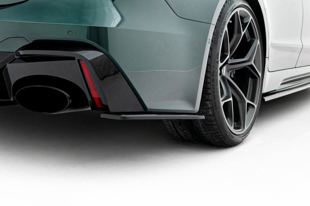 Maxton Design Prepreg Carbon Fiber Heck Ansatz Flaps Diffusor passend für Audi RS7 C8