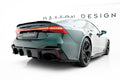 Maxton Design Prepreg Carbon Fiber Heck Ansatz Flaps Diffusor passend für Audi RS7 C8