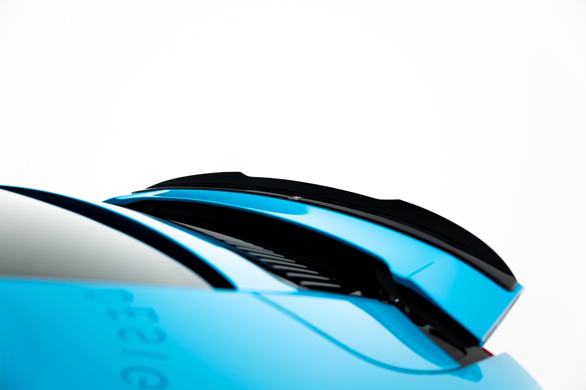 Maxton Design Spoiler CAP passend für Porsche 911 Carrera 991 Facelift schwarz Hochglanz