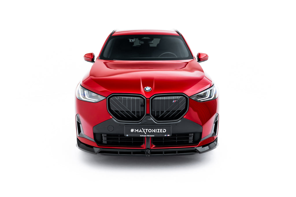 Maxton Design Street+ Spoilerlippe Front Ansatz passend für BMW X3 M50 G45 schwarz Hochglanz