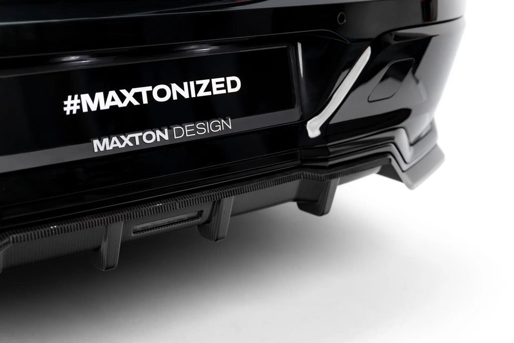 Maxton Design Prepreg Carbon Fiber Rear Splitter (mit Einem Vertikalem Balken) Bmw 7 M-Paket / I7 M-Paket G70