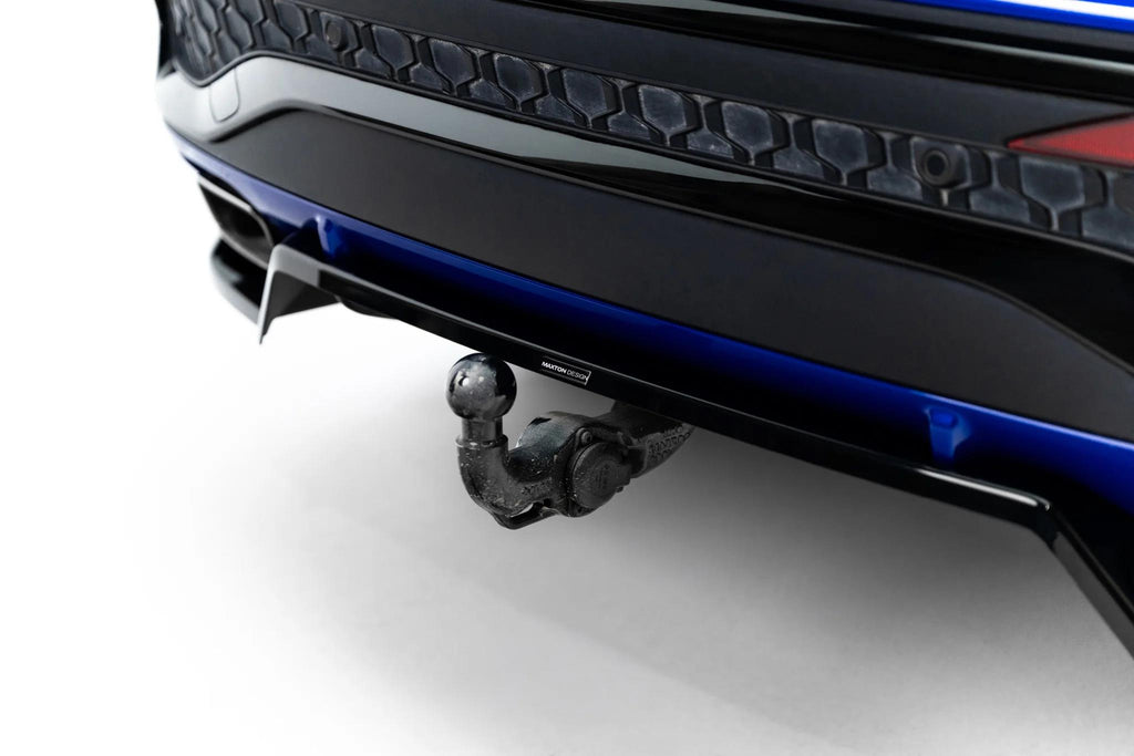 Maxton Design Diffusor für Audi Q5 S-Line Mk3 | Schwarz Hochglanz | ABS-Kunststoff