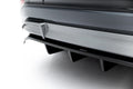 Maxton Design Street+ Mittlerer Diffusor RACE passend für Audi Q6 e-tron S-Line / SQ6 e-tron SUV / Sportback Mk1 schwarz Hochglanz