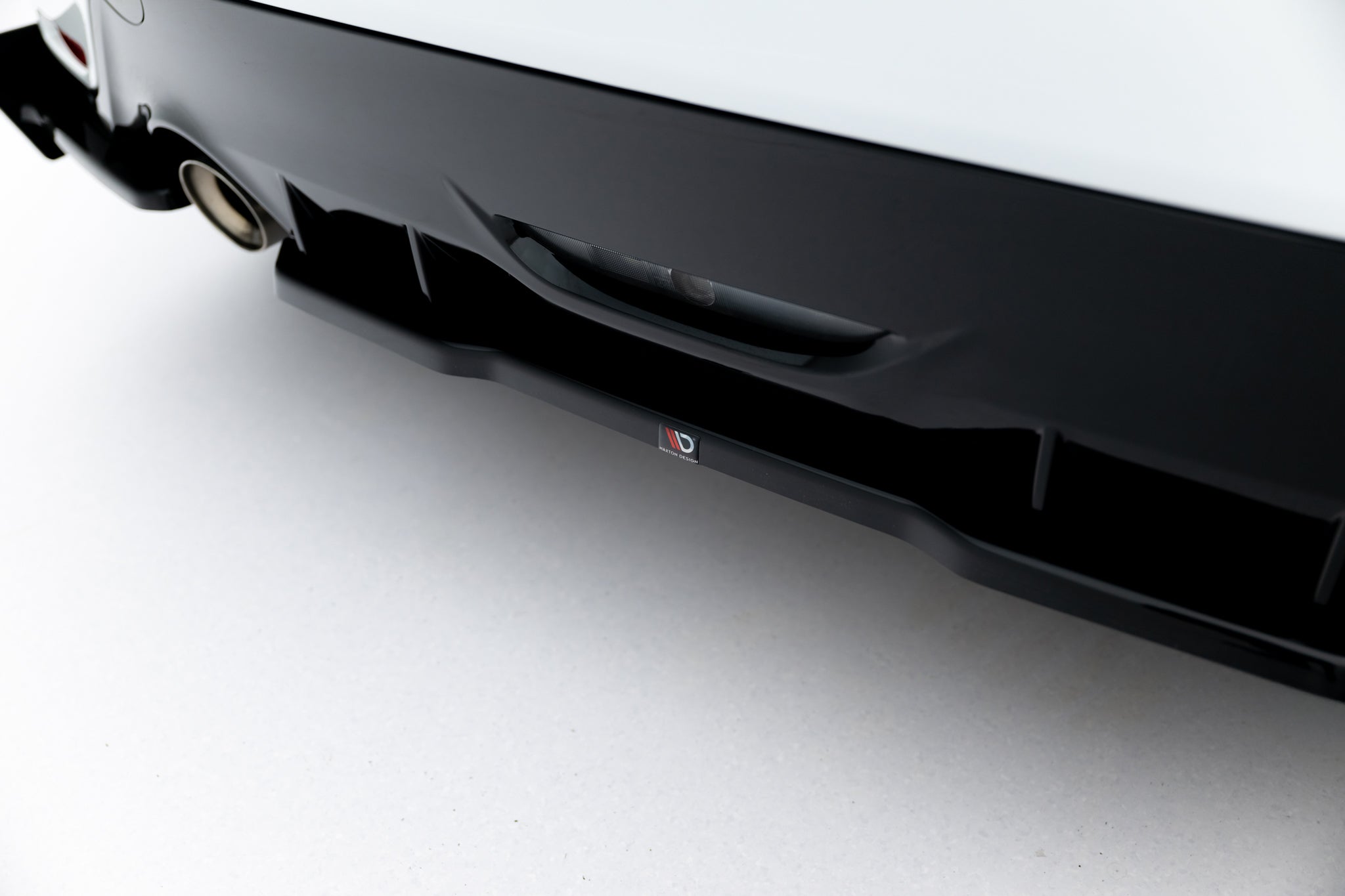 Maxton Design Heckansatz Toyota GR Yaris Mk4 schwarz Hochglanz für Toyota GR Yaris Mk4