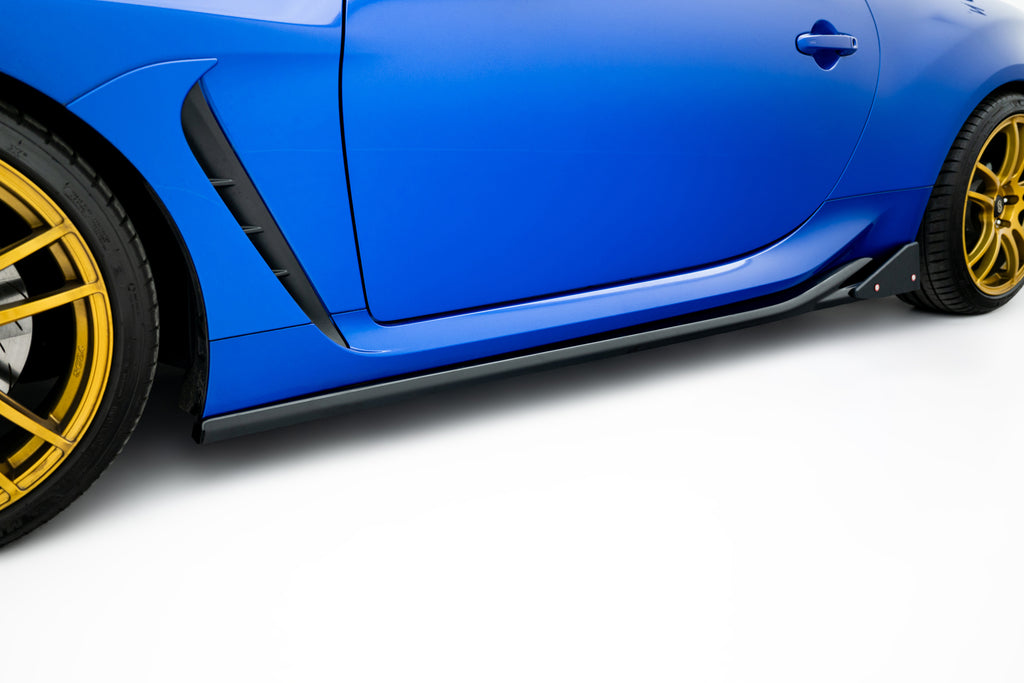 Maxton Design Street+ Seitenschweller Leisten passend für V.1 + Flaps passend für Subaru BRZ Mk2
