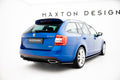 Maxton Design Heckansatz Skoda Octavia RS Mk3 / Mk3 FL Hatchback / Kombi schwarz Hochglanz für Skoda Octavia RS