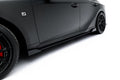 Maxton Design Seitenschweller Flaps passend für Lexus IS 500 Mk3 Facelift 2 (XE30) schwarz Hochglanz