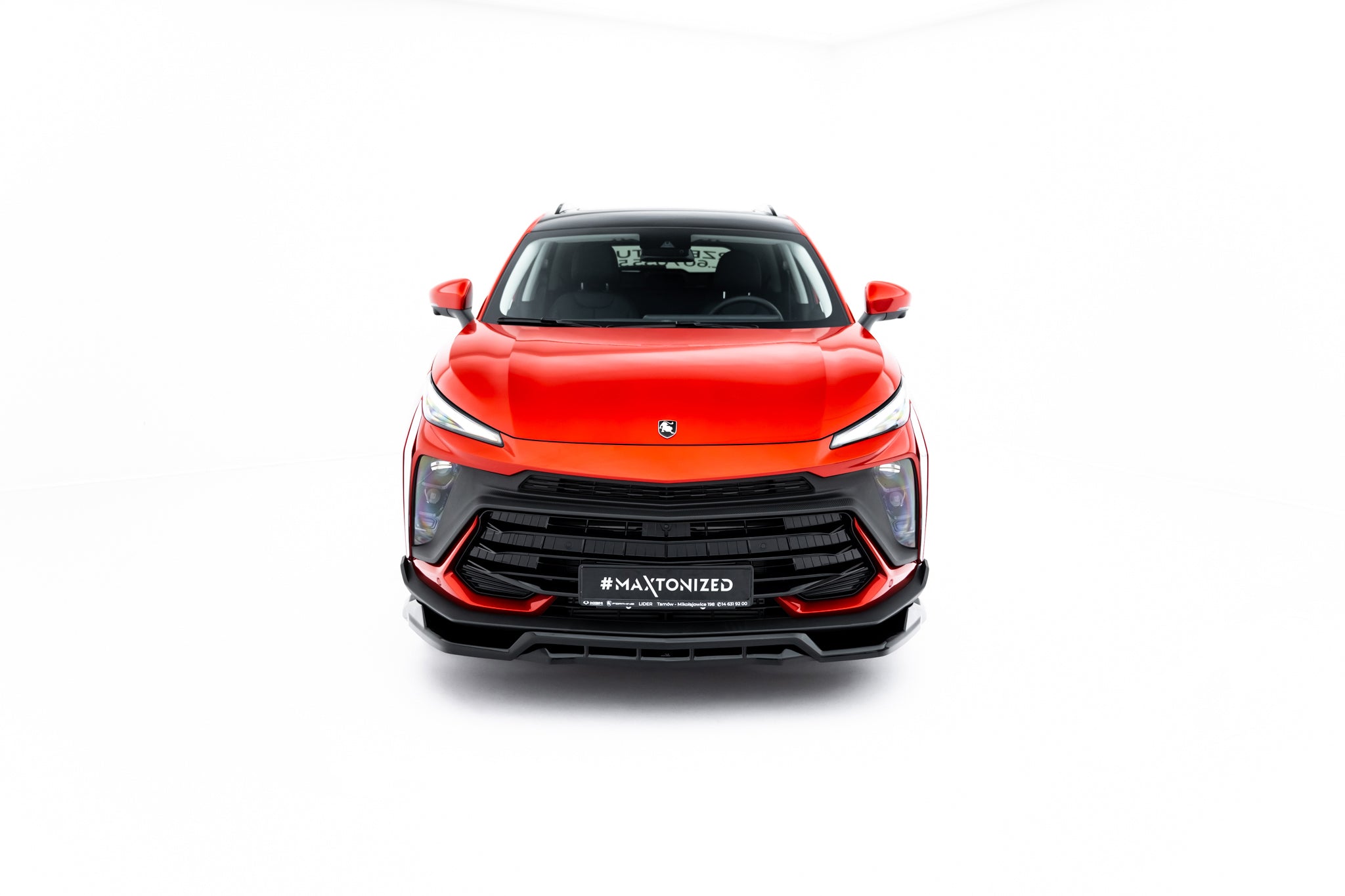 Maxton Design Street+ Spoilerlippe Front Ansatz passend für Forthing T-Five Mk1 schwarz Hochglanz