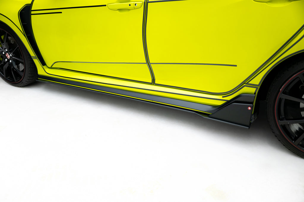 Maxton Design Street Pro Street+ Seitenschweller Leisten passend für Honda Civic Type-R Mk10 / Mk10 Facelift